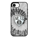 Brooklyn Nets Tie Dye Style Logo iPhone 16e Case OV10668