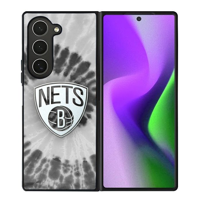 Brooklyn Nets Tie Dye Style Logo Samsung Galaxy Z Fold 6 5G 2024 Case OV10668