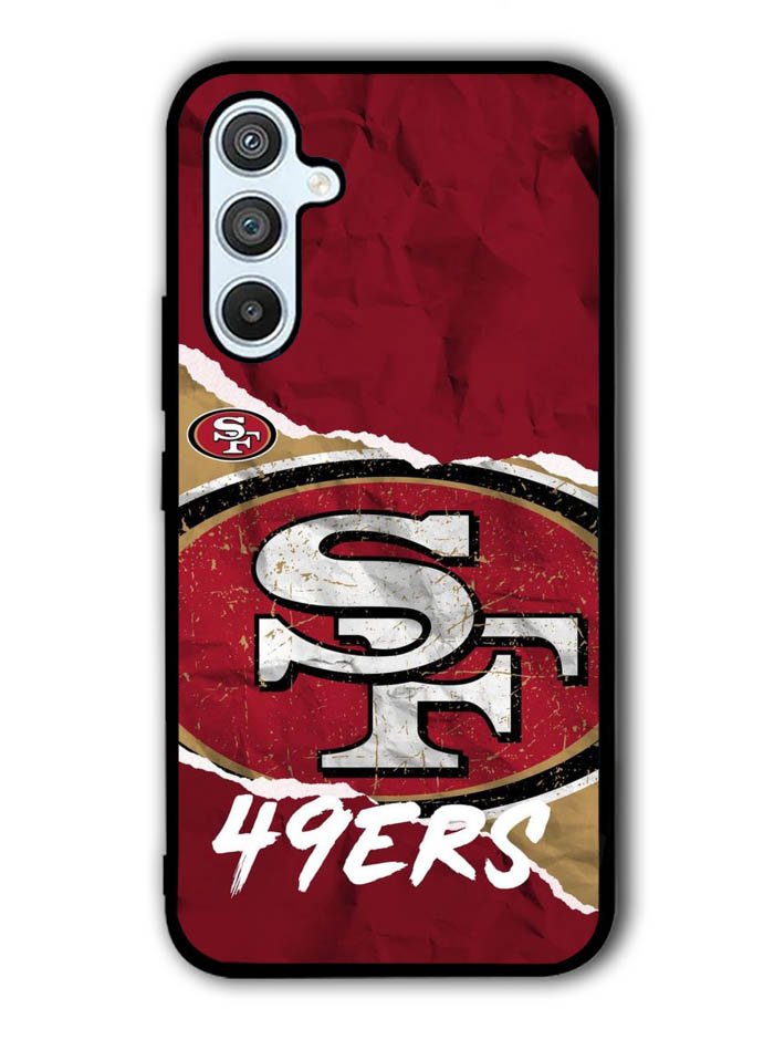 San Francisco 49ers Torn Paper Style Logo Samsung Galaxy A14 5G Case QC10317
