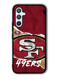 San Francisco 49ers Torn Paper Style Logo Samsung Galaxy A14 5G Case QC10317