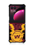Washington Football Team Torn Paper Style Logo Motorola Moto Razr Plus 2023 , Moto Razr+ 2023 Case OV10246