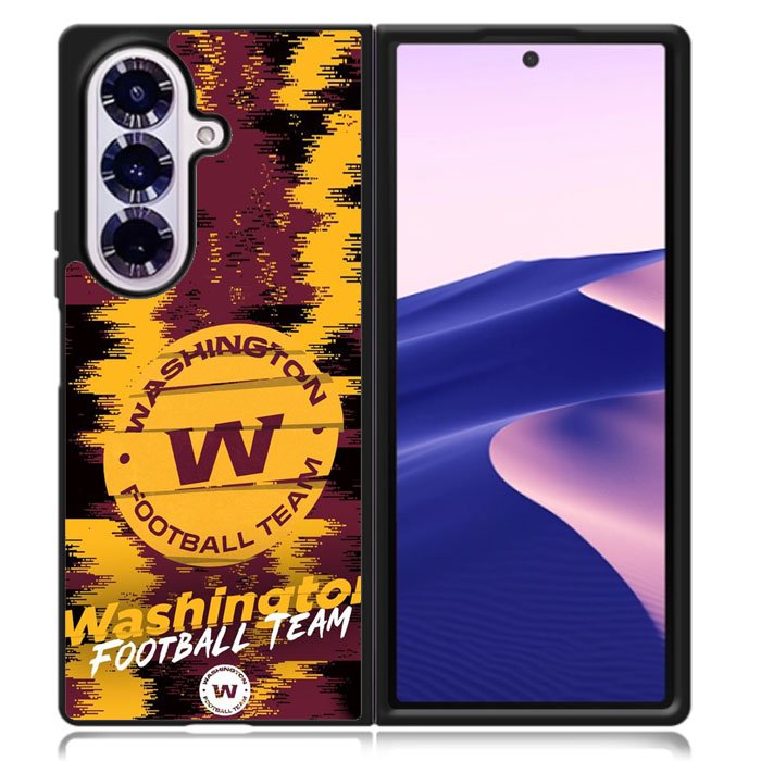 Washington Football Team Torn Paper Style Logo Samsung Galaxy Z Fold 7 Case OV10246