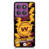 Washington Football Team Torn Paper Style Logo Motorola Moto Edge 2025 | Moto Edge 60 Fusion | Moto Edge 60 Pro Case OV10246