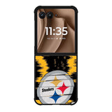 Pittsburgh Steelers NFL Team Logo Motorola Moto RAZR Plus 2025 Case OV10307