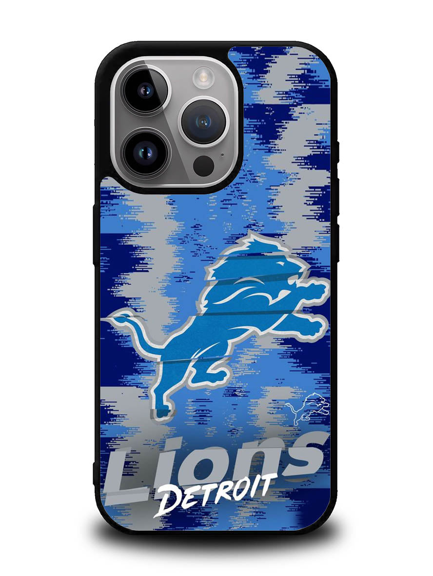 Detroit Lions NFL Team Logo iPhone 14 Pro Max Case QC10358
