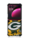 Green Bay Packers NFL Team Logo Motorola Moto Razr Plus 2023 , Moto Razr+ 2023 Case