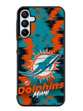 Miami Dolphins NFL Team Logo Samsung Galaxy A25 5G Case