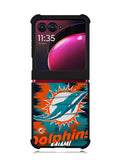 Miami Dolphins NFL Team Logo Motorola Moto Razr Plus 2023 , Moto Razr+ 2023 Case