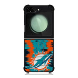 Miami Dolphins NFL Team Logo Samsung Galaxy Z Flip 6 Case