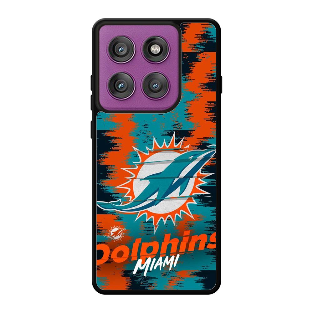 Miami Dolphins NFL Team Logo Motorola Moto Edge 60 Pro Case
