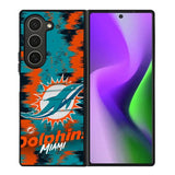 Miami Dolphins NFL Team Logo Samsung Galaxy Z Fold 6 Case