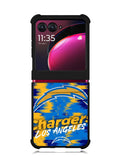 Los Angeles Chargers NFL Team Logo Motorola Moto Razr Plus 2023 , Moto Razr+ 2023 Case