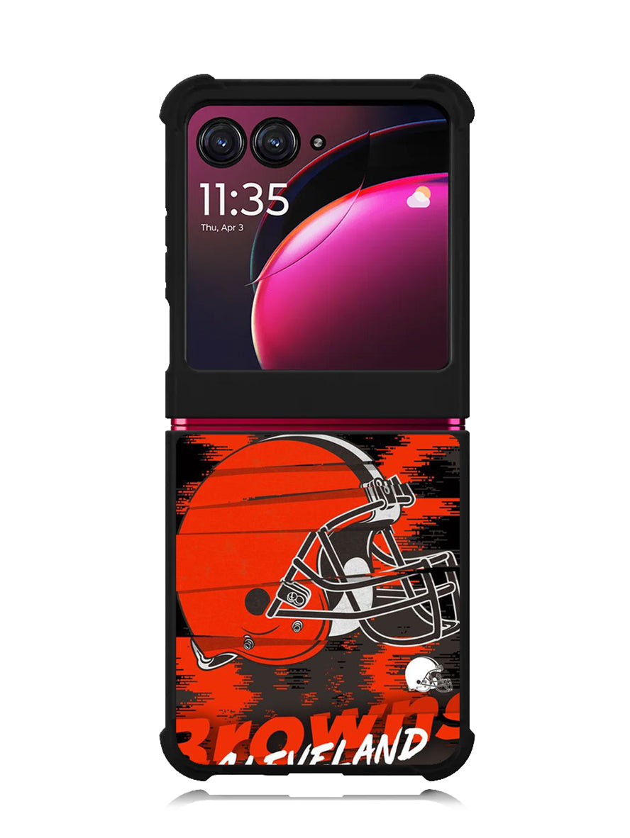 Cleveland Browns Nfl Team Logo Motorola Moto Razr Plus 2023 , Moto Razr+ 2023 Case