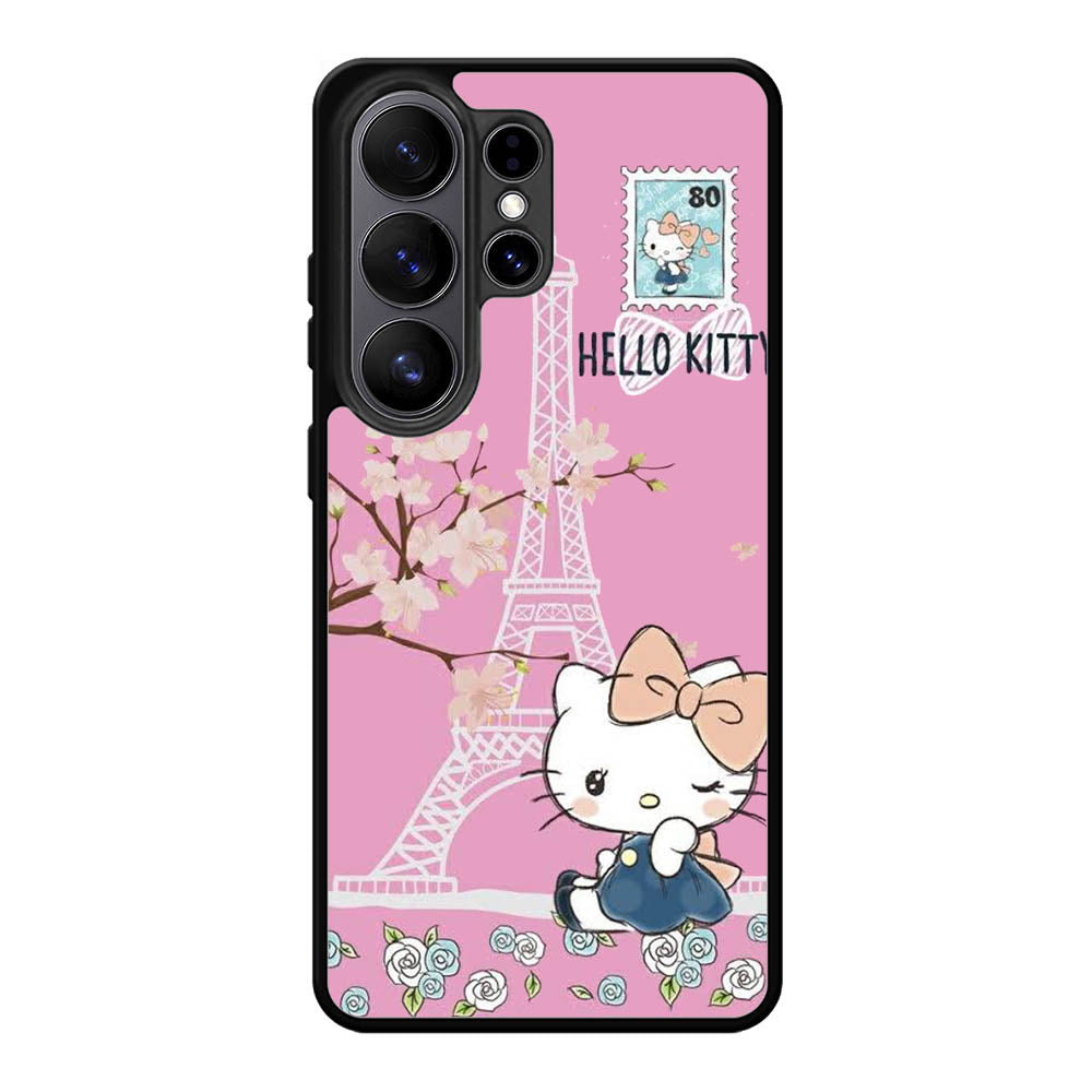 Hello Kitty Eiffel Samsung Galaxy S26 Ultra Case