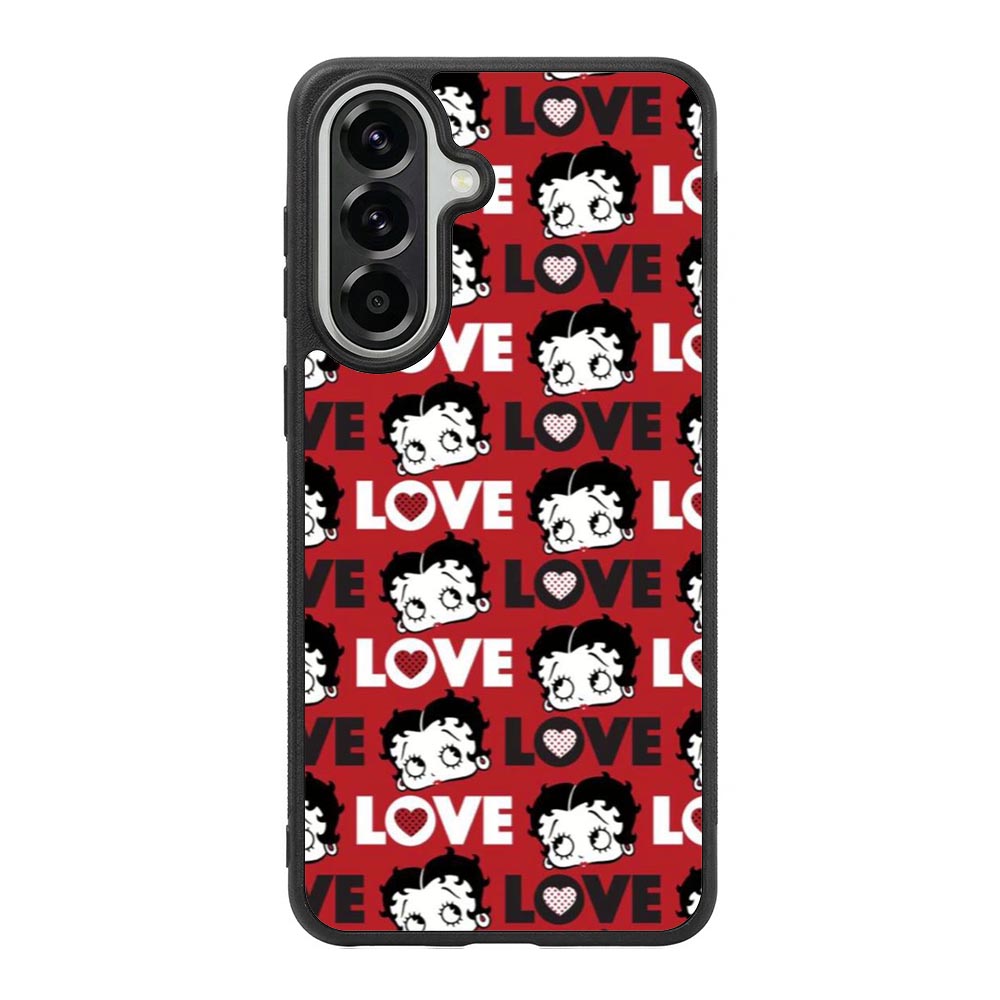 Betty Boop Love Cute Red Samsung Galaxy A57 Case OV1886
