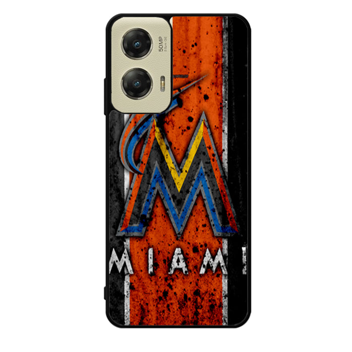 Miami Marlins Logo Motorola Moto G Stylus 5G 2024 Case OV1914