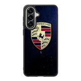 Porsche Logo Blue Background Samsung Galaxy A37 Case OV2844