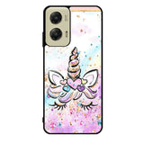 Cute Unicorn Sparkling Motorola Moto G Stylus 5G 2024 Case