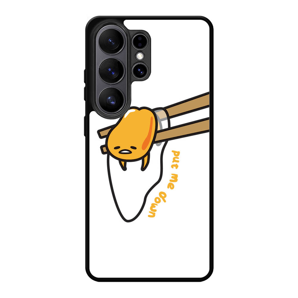 Put Me Down Gudetama Samsung Galaxy S26 Ultra Case
