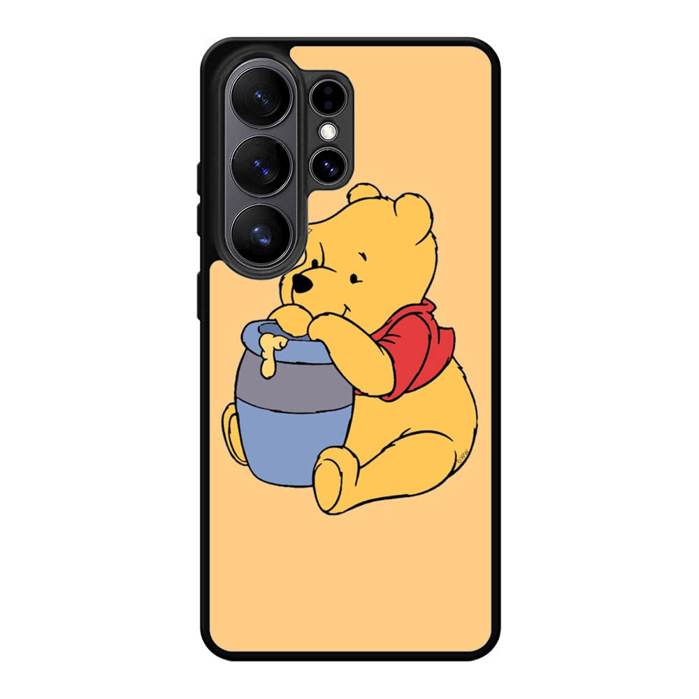 Winnie The Pooh Honey Eat Samsung Galaxy S26 Ultra Case