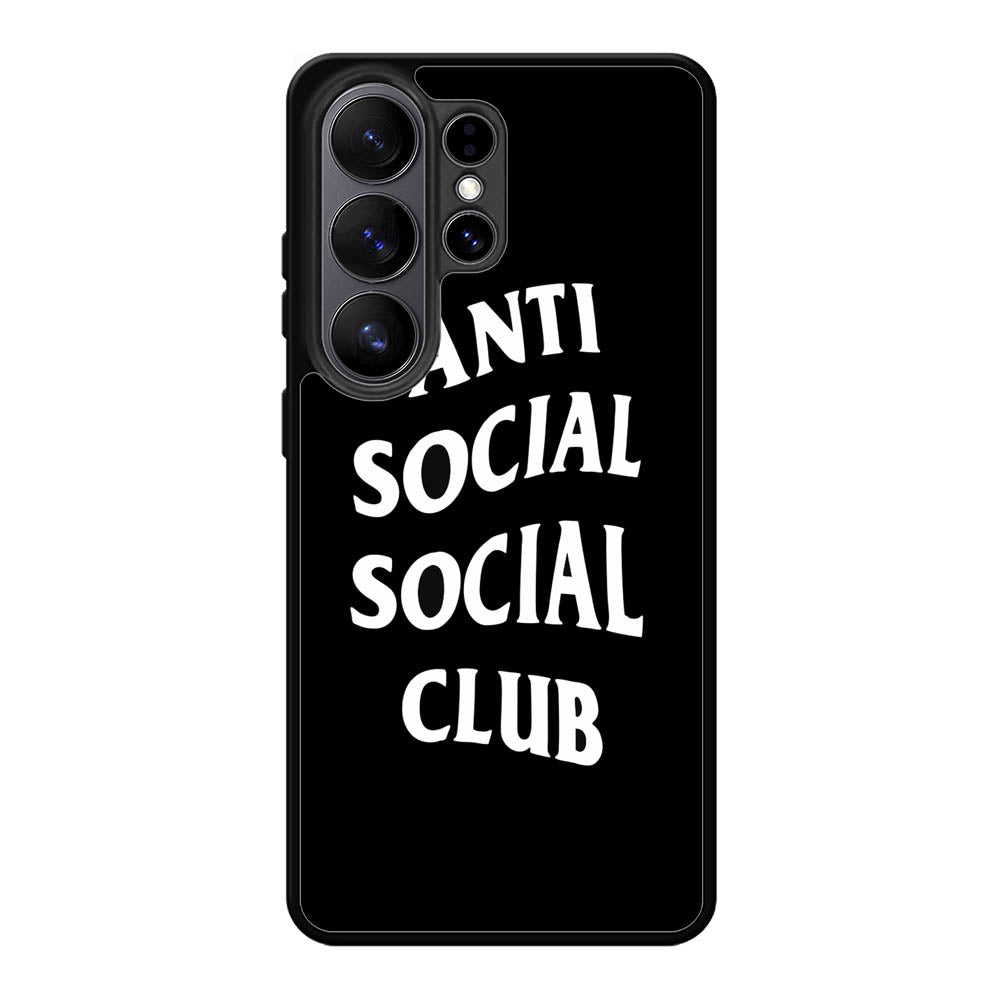 Anti Social Social Club Black White Samsung Galaxy S26 Ultra Case OV7174