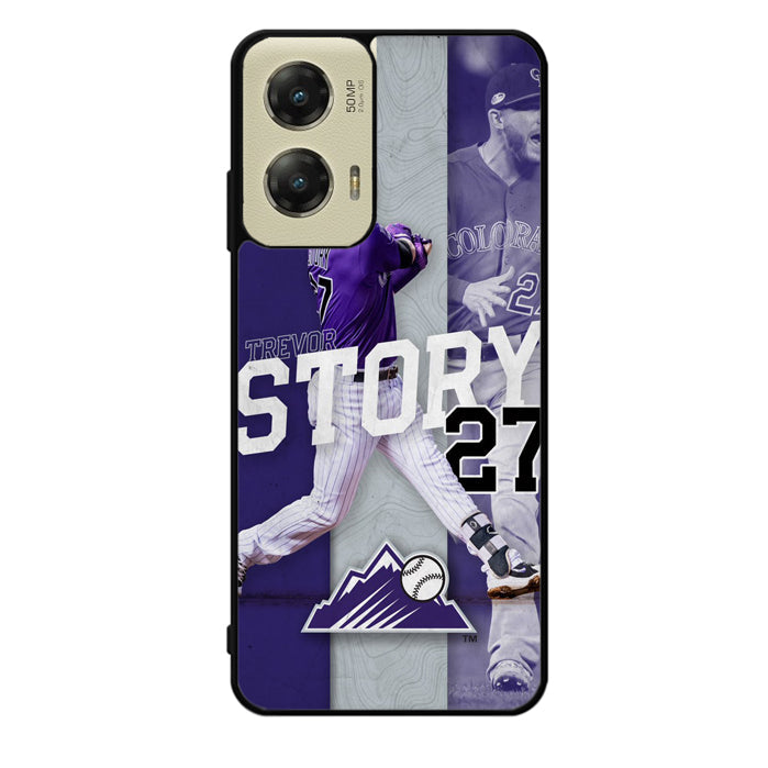 Trevor Story 27 Colorado Rockies Motorola Moto G Stylus 5G 2024 Case OV9832