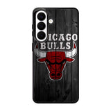 Chicago Bulls Wood Background Samsung Galaxy S26 Case QC10688
