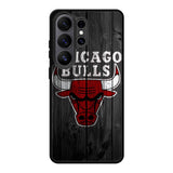Chicago Bulls Wood Background Samsung Galaxy S26 Ultra Case QC10688