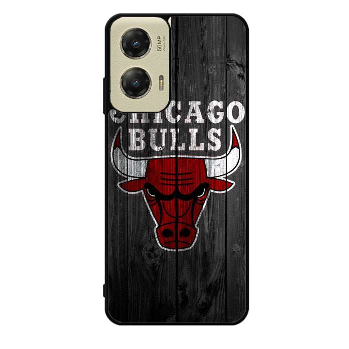 Chicago Bulls Wood Background Motorola Moto G Stylus 5G 2024 Case OV10688