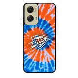 Oklahoma City Thunder Tie Dye Style Logo Motorola Moto G Stylus 5G 2024 Case OV10520