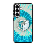 Memphis Grizzlies Tie Dye Style Logo Samsung Galaxy S26 Case QC10491