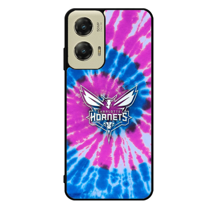 Charlotte Hornets Tie Dye Style Logo Motorola Moto G Stylus 5G 2024 Case OV10678