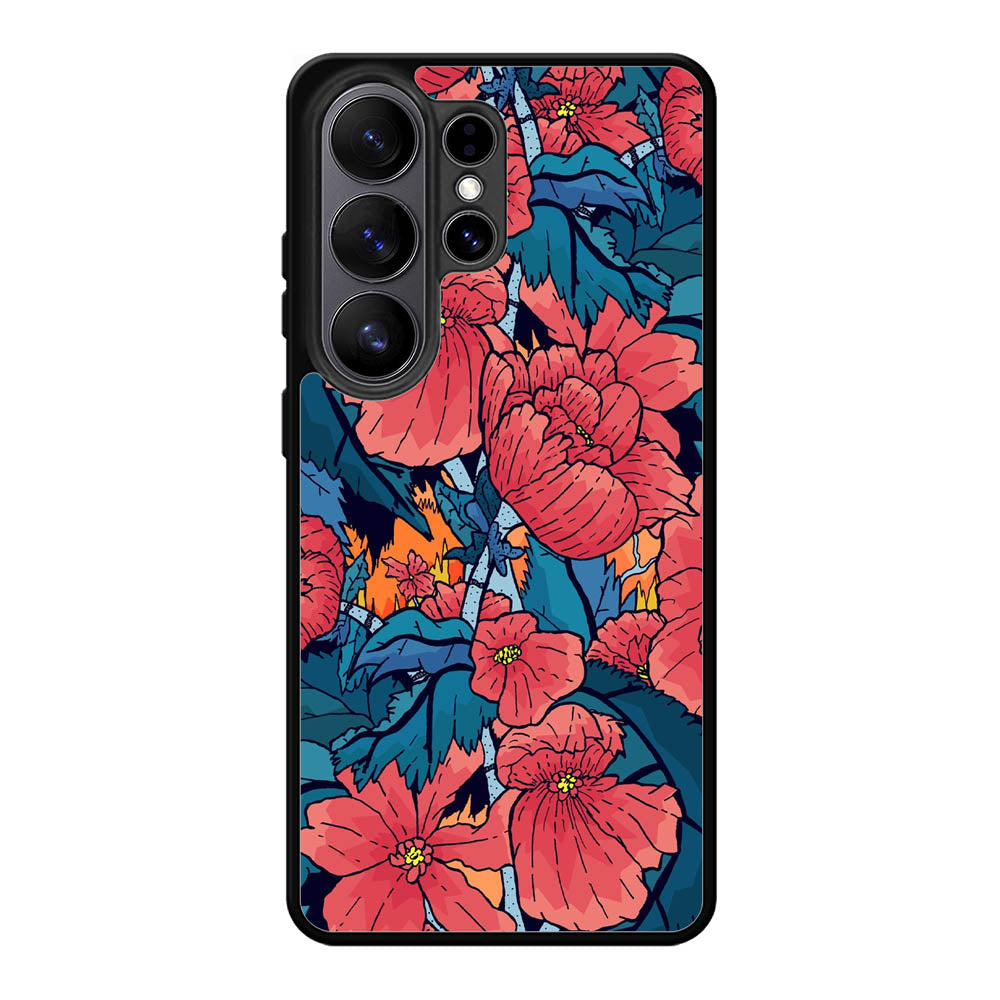 Japan Floral Samsung Galaxy S26 Ultra Case OV11118