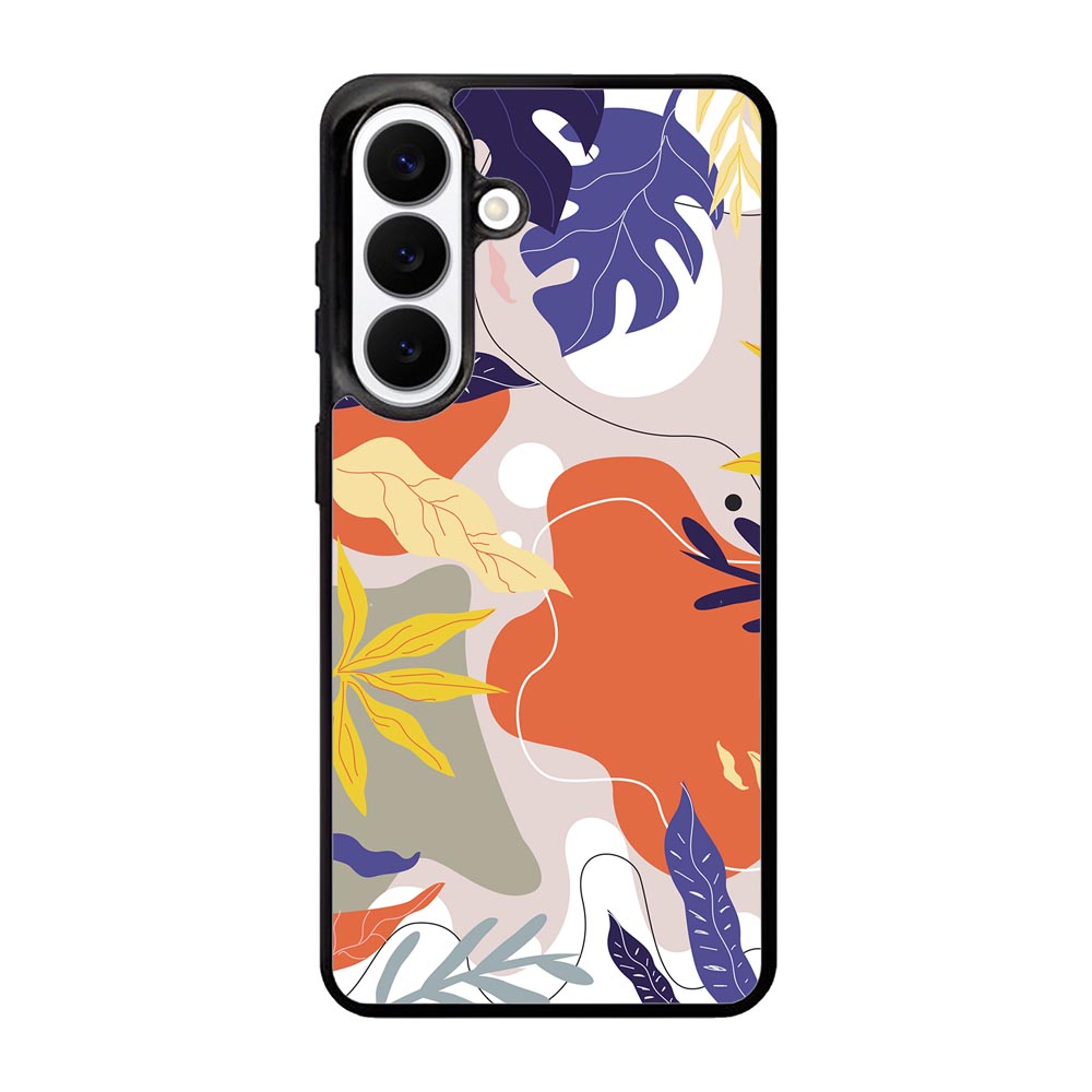 Floral Pattern Samsung Galaxy S26 Case QC6381