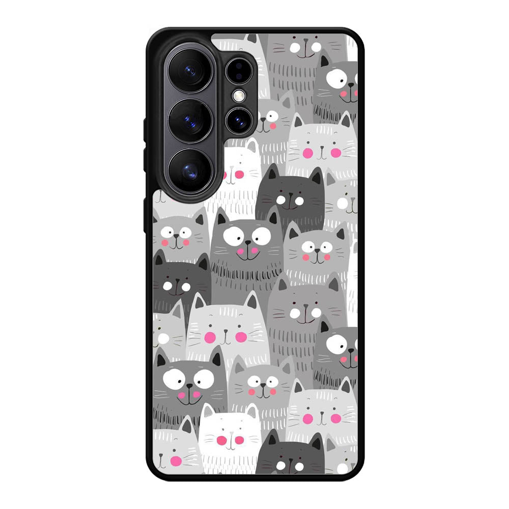 Cat Pattern Samsung Galaxy S26 Ultra Case