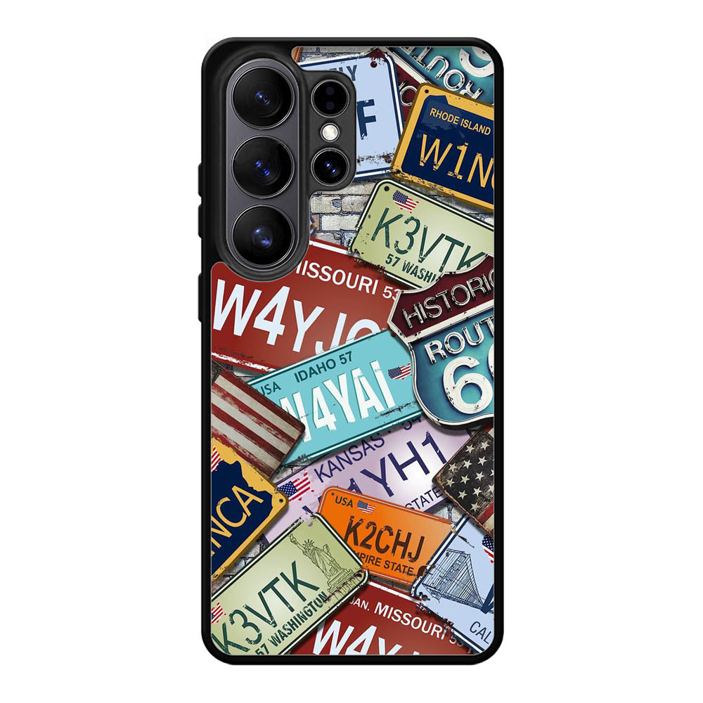Travel License Plate YDH0159 Samsung Galaxy S26 Ultra Case