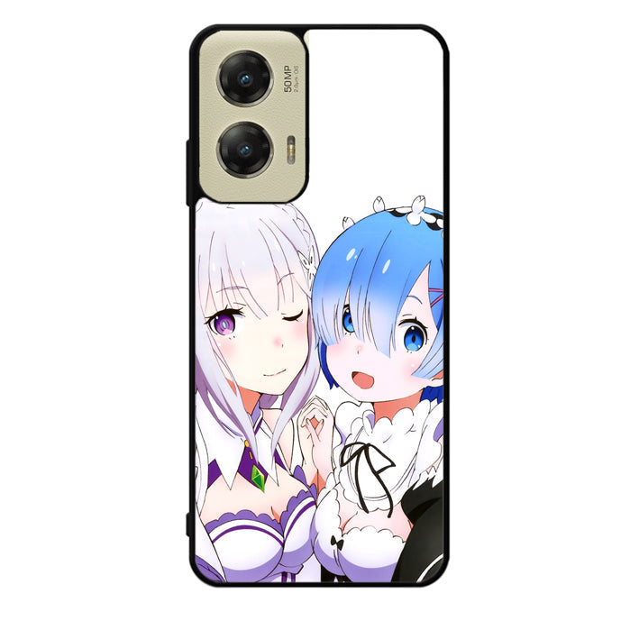 Emilia Rem Re Zero Anime Motorola Moto G Stylus 5G 2024 Case OV8357