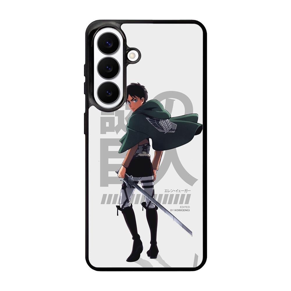 Eren Yeager Attack On Titan Samsung Galaxy S26 Case OV8366