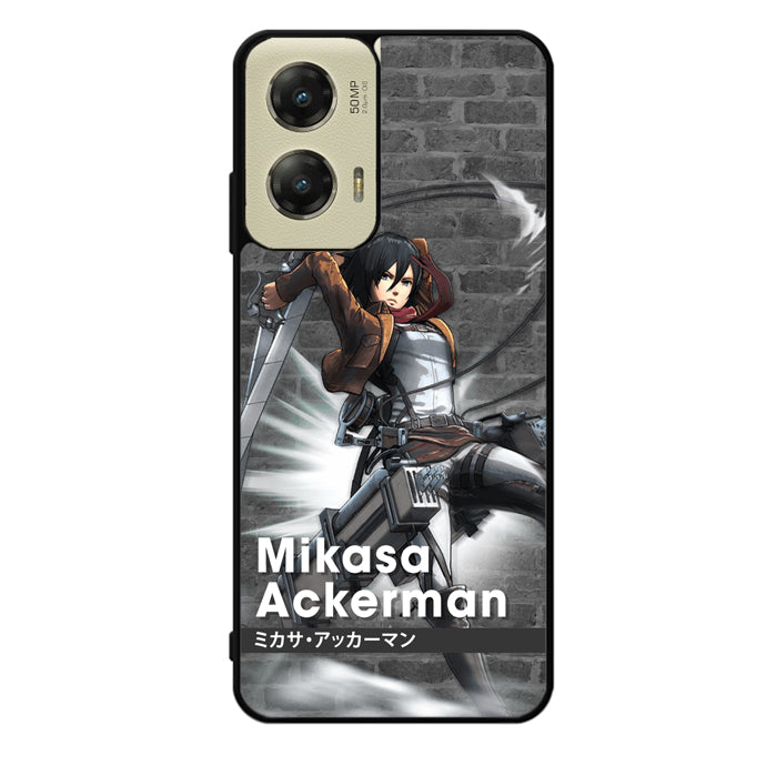 Mikasa Ackerman Attack On Titan Y Motorola Moto G Stylus 5G 2024 Case OV8091