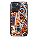 Abstract Art Orange iPhone 16 Pro Max Case RC99027