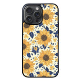 Sunflower Petals Blue iPhone 16 Pro Max Case RC99025