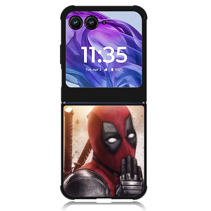 Deadpool 1st Motorola Moto Razr Plus 2024 , Moto Razr+ 2024 Case
