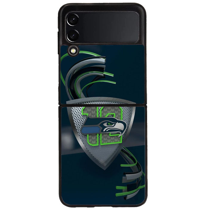 Seattle Seahawks 12 Samsung Galaxy Z Flip 4 5G 2022 Case