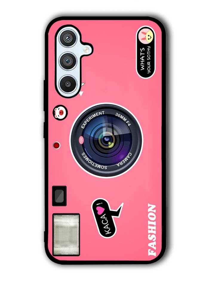 Camera Pink Samsung Galaxy A14 5G Case QC5967