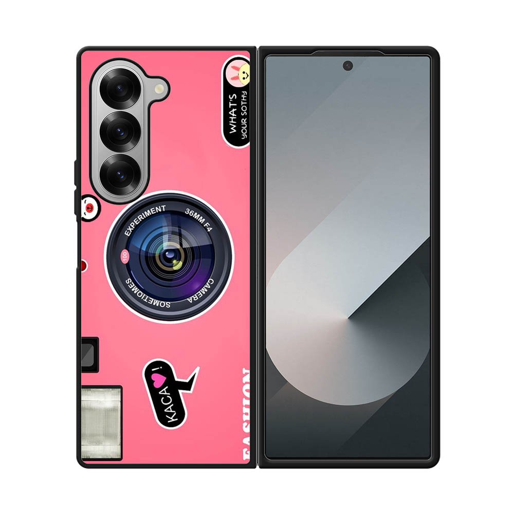 Camera Pink Samsung Galaxy Z Fold 7 5G Case OV5967