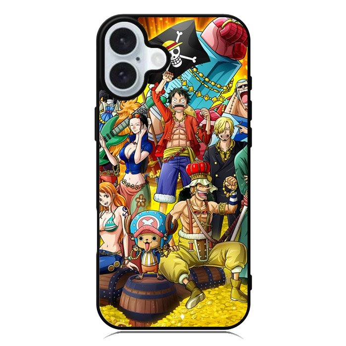 One Piece All Team iPhone 16 Case QC5822