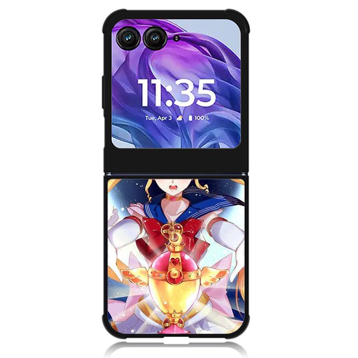 Pretty Guardian in a Sailor Motorola Moto Razr Plus 2024 , Moto Razr+ 2024 Case OV5805