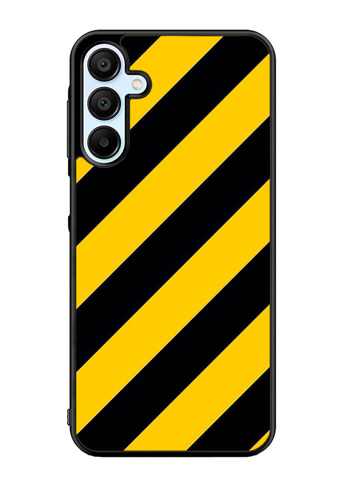 Black Yellow Samsung Galaxy A35 5G Case OV5974