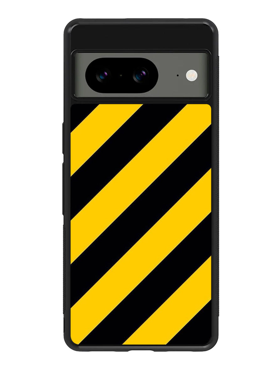 Black Yellow Google Pixel 8 Case QC5974