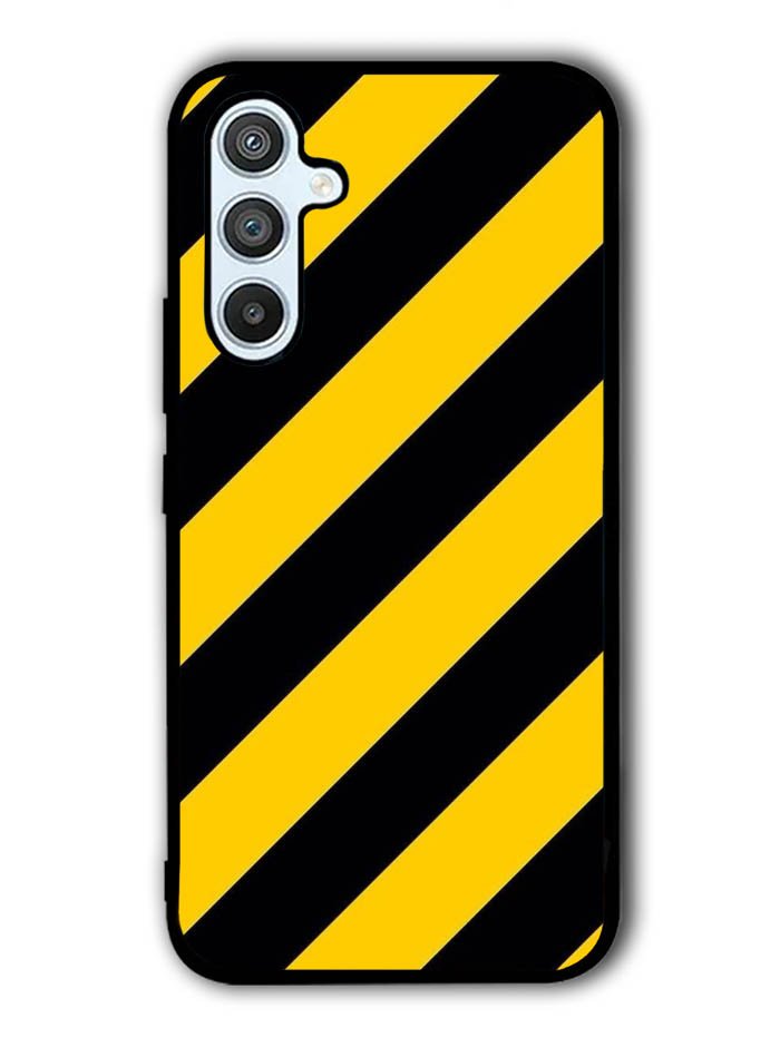 Black Yellow Samsung Galaxy A14 5G Case QC5974